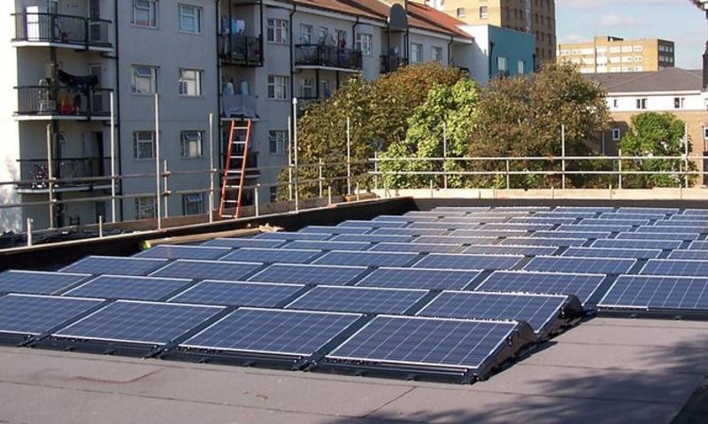 Solion Sunmount Flat Roof System