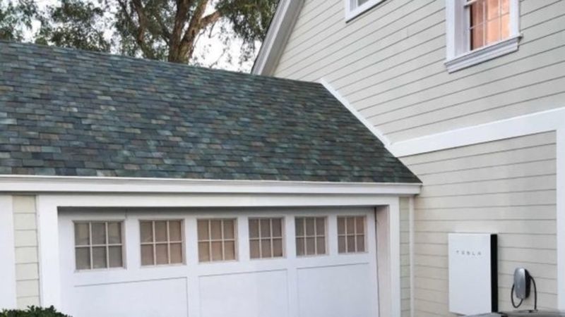 Tesla Solar Tiles close up